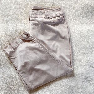 Loft cropped khakis - size 16